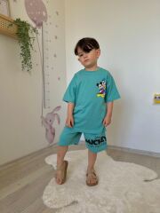 Mickey Mouse Tam Pamuk Çocuk Takım