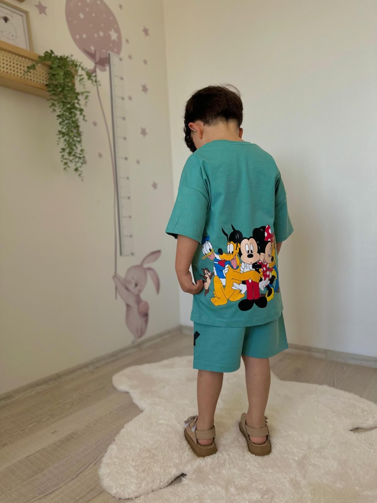 Mickey Mouse Tam Pamuk Çocuk Takım