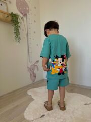 Mickey Mouse Tam Pamuk Çocuk Takım