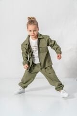 Gabardin 3'lu Erkek Çocuk Takım