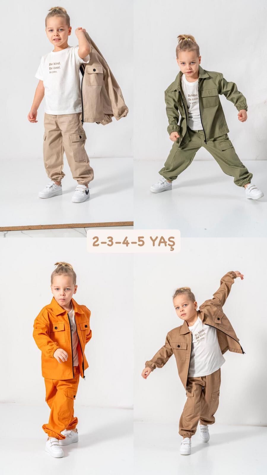 Gabardin 3'lu Erkek Çocuk Takım