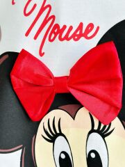 Minnie Mause Taytlı Kız Çocuk Takım