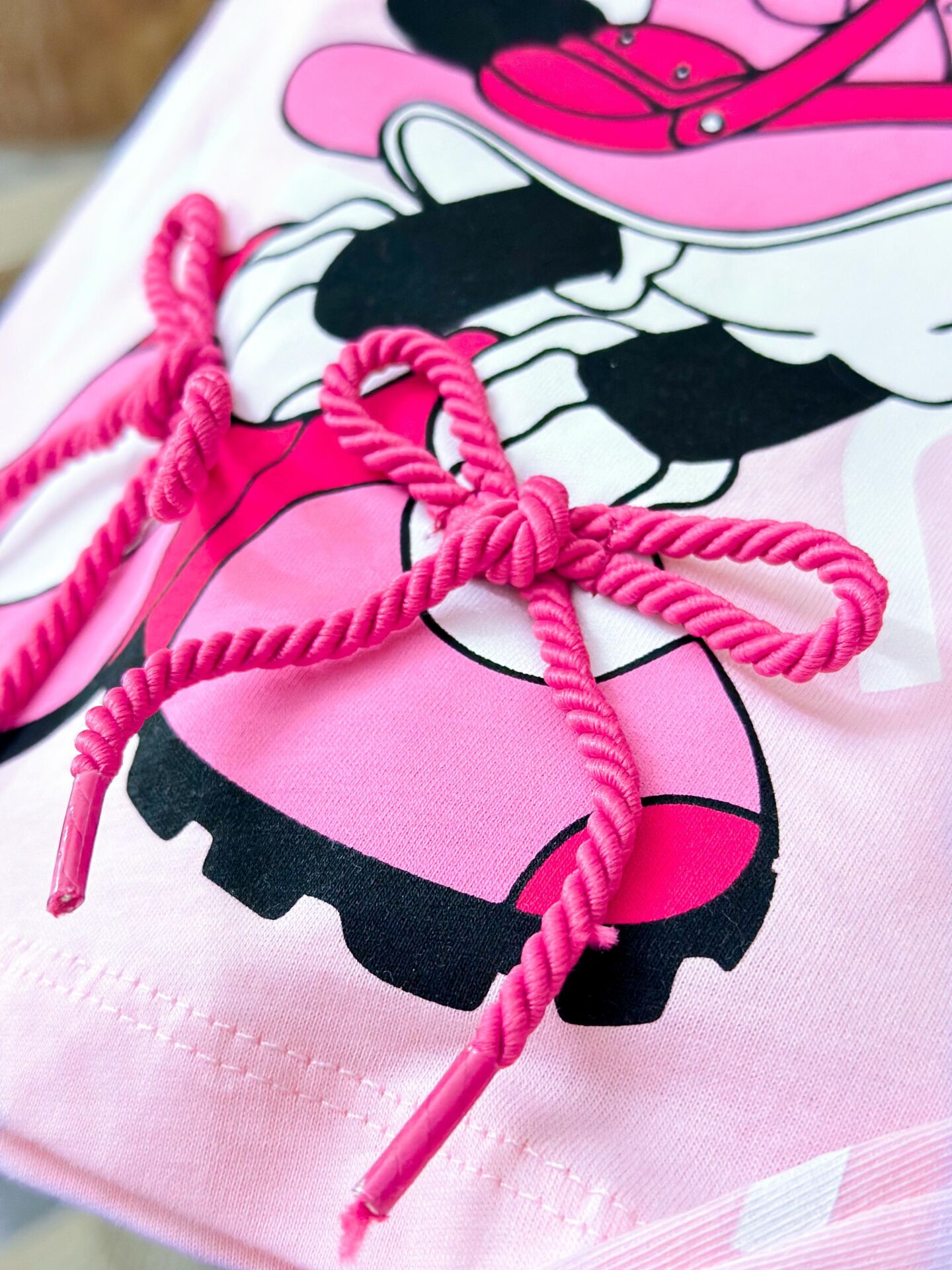 Minnie Mause Taytlı Kız Çocuk Takım