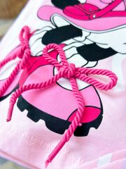Minnie Mause Taytlı Kız Çocuk Takım