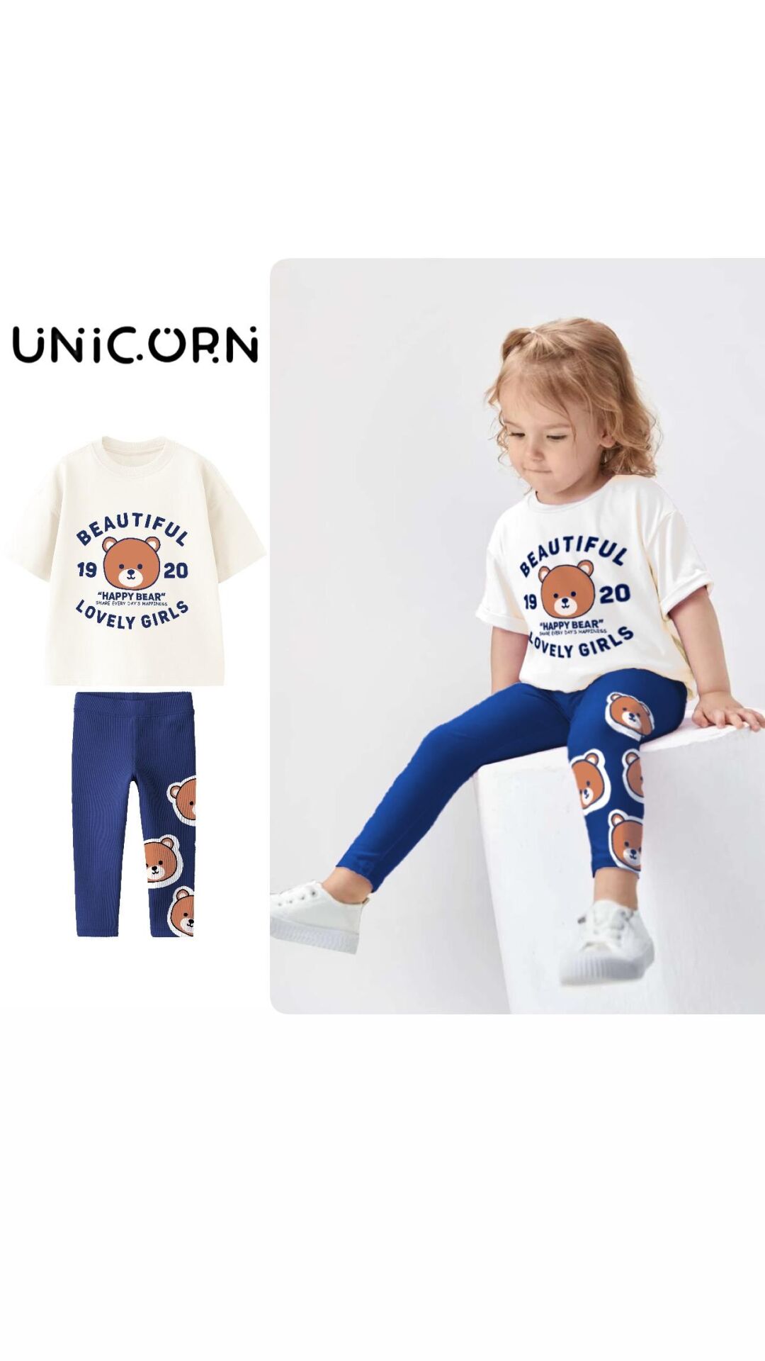 Teddy Taytlı Kız Çocuk Takım