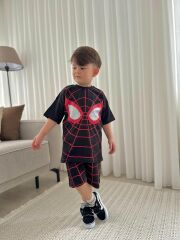 Spidermen Tam Pamuk Çocuk Takım