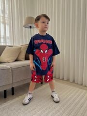 Spidermen Tam Pamuk Çocuk Takım