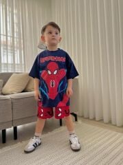 Spidermen Tam Pamuk Çocuk Takım
