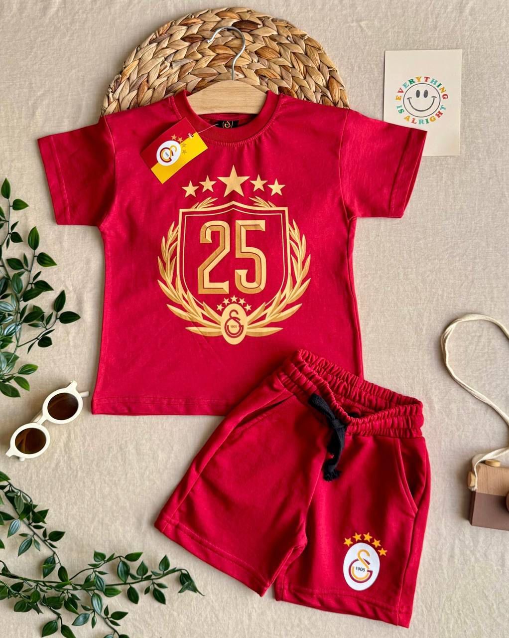 GS 5 yıldız Kırmızı Unisex Çocuk Takım