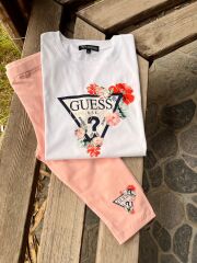 Guess Çiçekli Kız Çocuk Takım