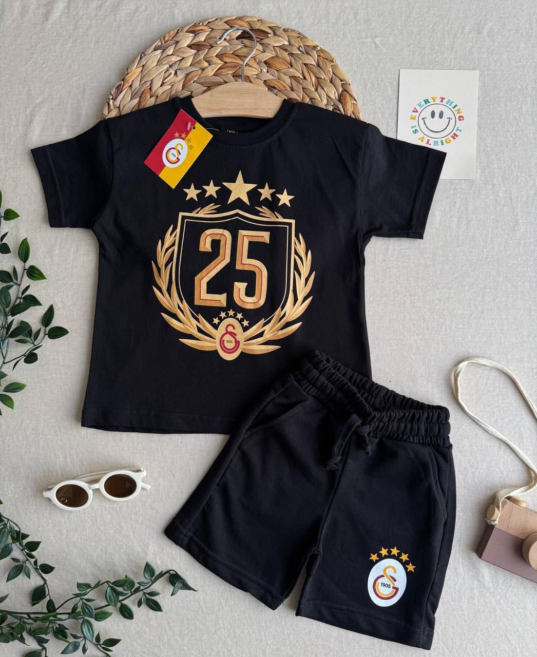 Gs 5 Yıldız Siyah Unisex Çocuk Takım