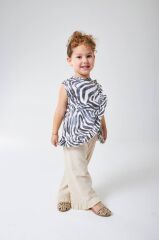 Zebra %100 Pamuk Keten Takım
