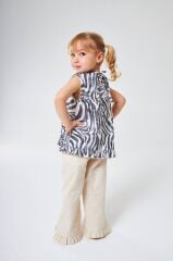 Zebra %100 Pamuk Keten Takım