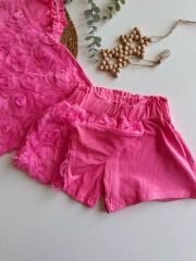 Gül  Etek Pantalon Takım