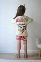 Minnie Mouse Tam Pamuk Çocuk Takım