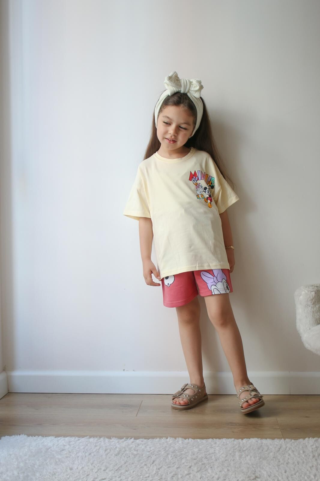 Minnie Mouse Tam Pamuk Çocuk Takım