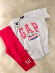 Gap İthal Kız Çocuk Taytlı Takım ( Taytımız Capridir )