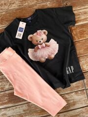Gap İthal Teddy Kız Çocuk Takım ( Capri Tayt )