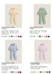 Yeni Sezon Çizgili Unisex Pijama Takımı