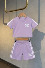 Adidas Lila Kız Çocuk Takım