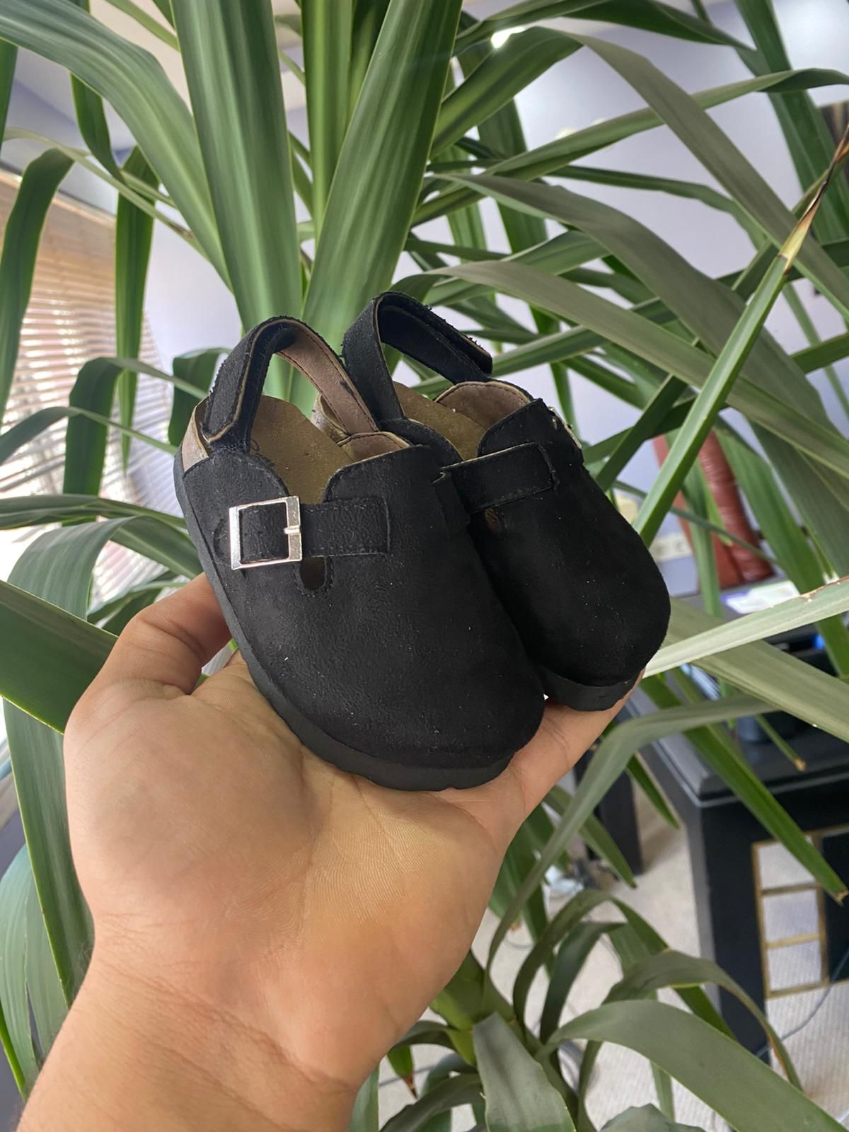 Birkenstock Siyah Ortopedik Çocuk Sandalet & Terlik