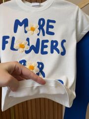 Flowers Mavi Kız Çocuk Takım