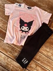 Gap İthal Kuromi Kız Çocuk Takım ( Capri Tayt )