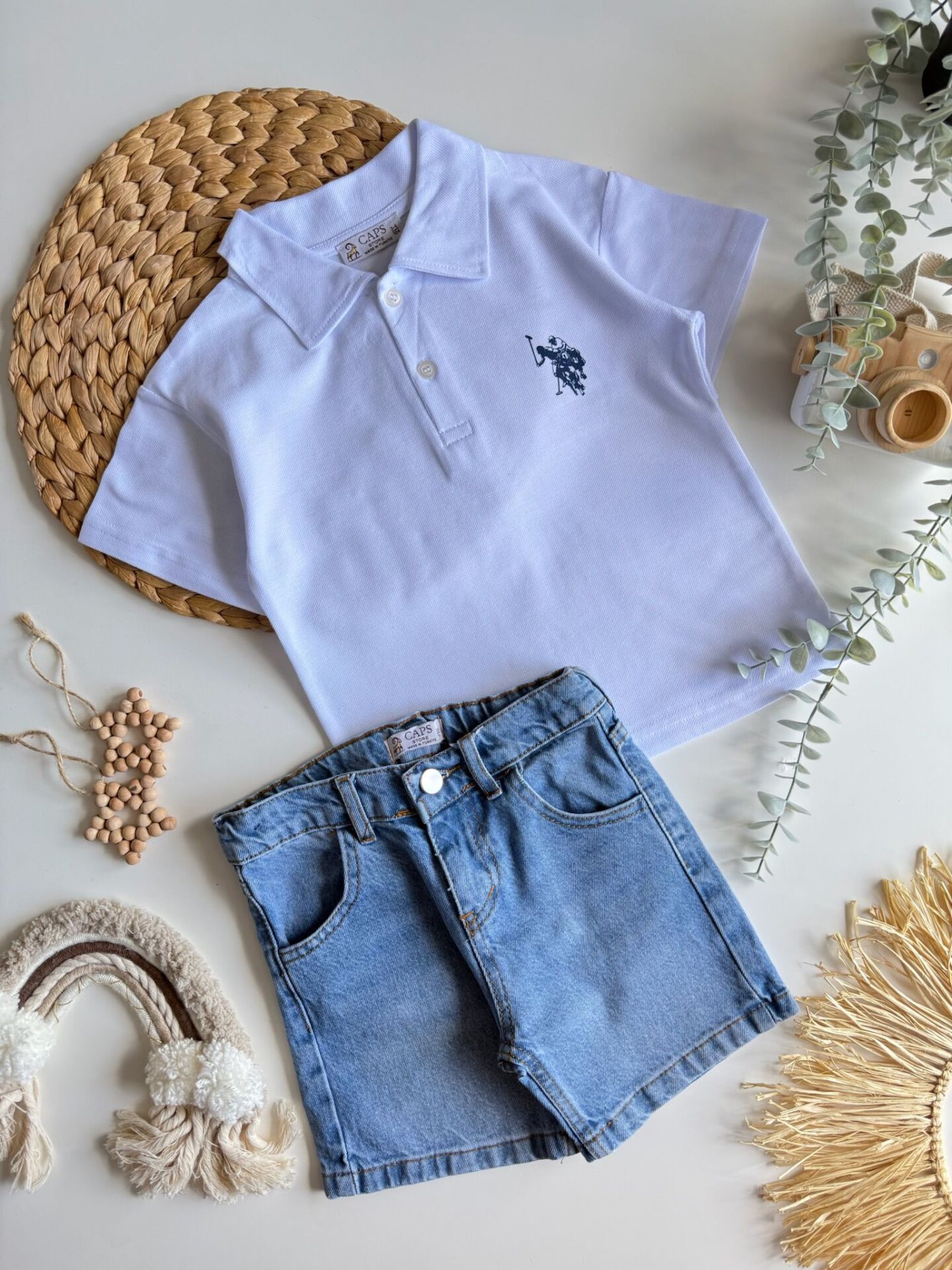 Polo Erkek Çocuk Takım ( bel ayarlama lastikli )
