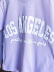 Los Angeles Lila Taytlı Kız Çocuk Takım