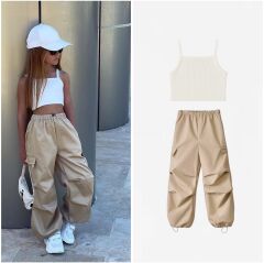 Laci'el Paris Crop Takım