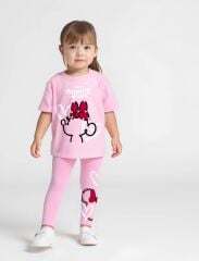 Minnie Mause Ponpon Detay Taytlı Kız Çocuk Takım