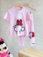 Minnie Mause Ponpon Detay Taytlı Kız Çocuk Takım