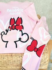 Minnie Mause Ponpon Detay Taytlı Kız Çocuk Takım