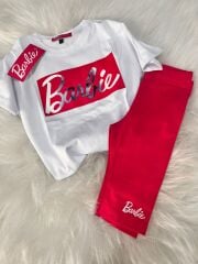Barbie Capri Taytlı Kız Çocuk Takım