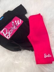 Barbie Capri Taytlı Kız Çocuk Takım