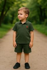 Waffle Lacoste Yaka Erkek Çocuk Takım