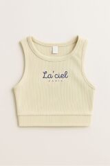 Laci'el Paris Crop Kız Çocuk Tshirt