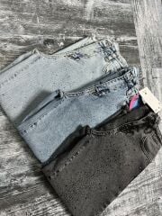 Işıltılı jeans Pantalon