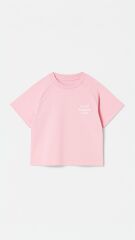 Laci'el Paris Pembe Unisex Çocuk Tshirt