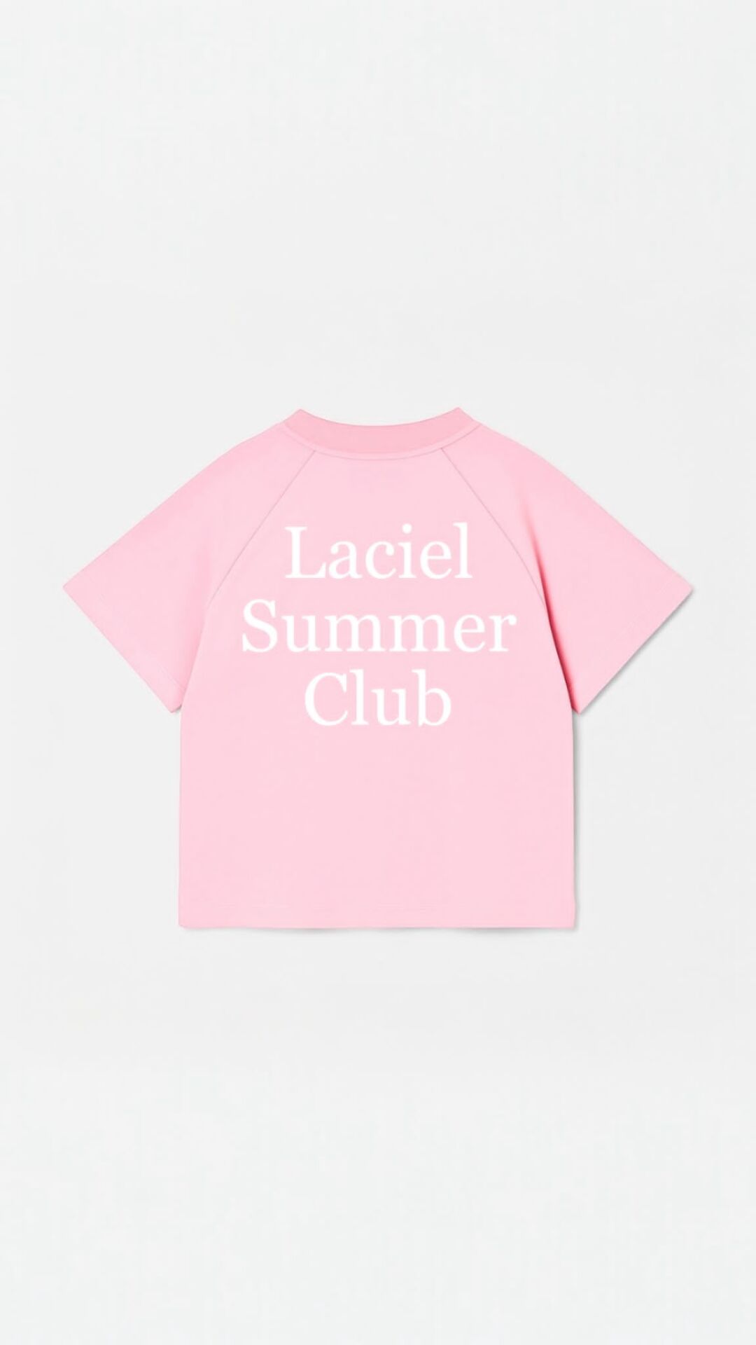 Laci'el Paris Pembe Unisex Çocuk Tshirt