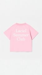 Laci'el Paris Pembe Unisex Çocuk Tshirt