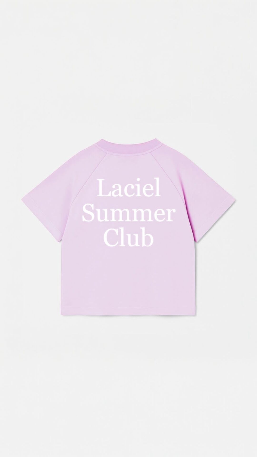 Laci'el Paris Lila Unisex Çocuk Tshirt