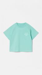 Laci'el Paris Su Yeşil Unisex Çocuk Tshirt