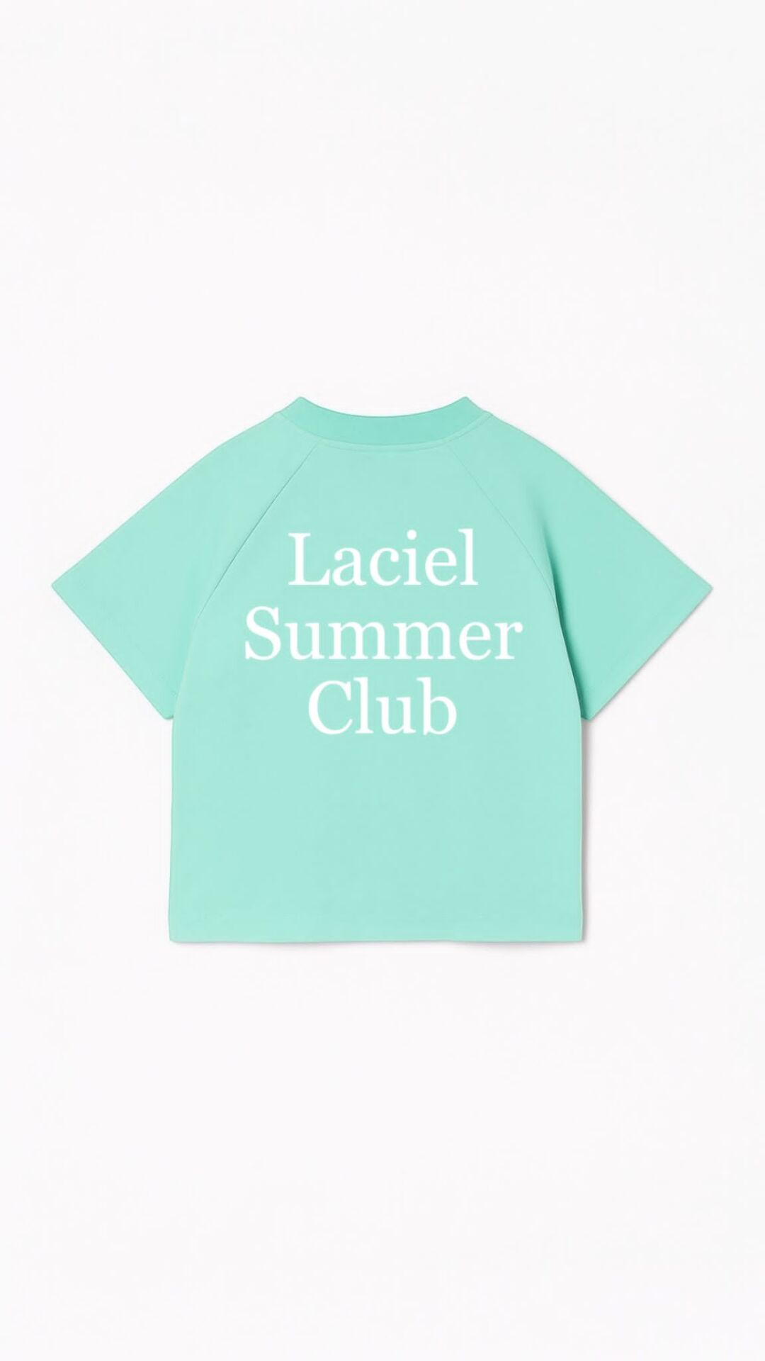 Laci'el Paris Su Yeşil Unisex Çocuk Tshirt