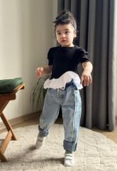 Fırfırlı Kız Çocuk Takım
