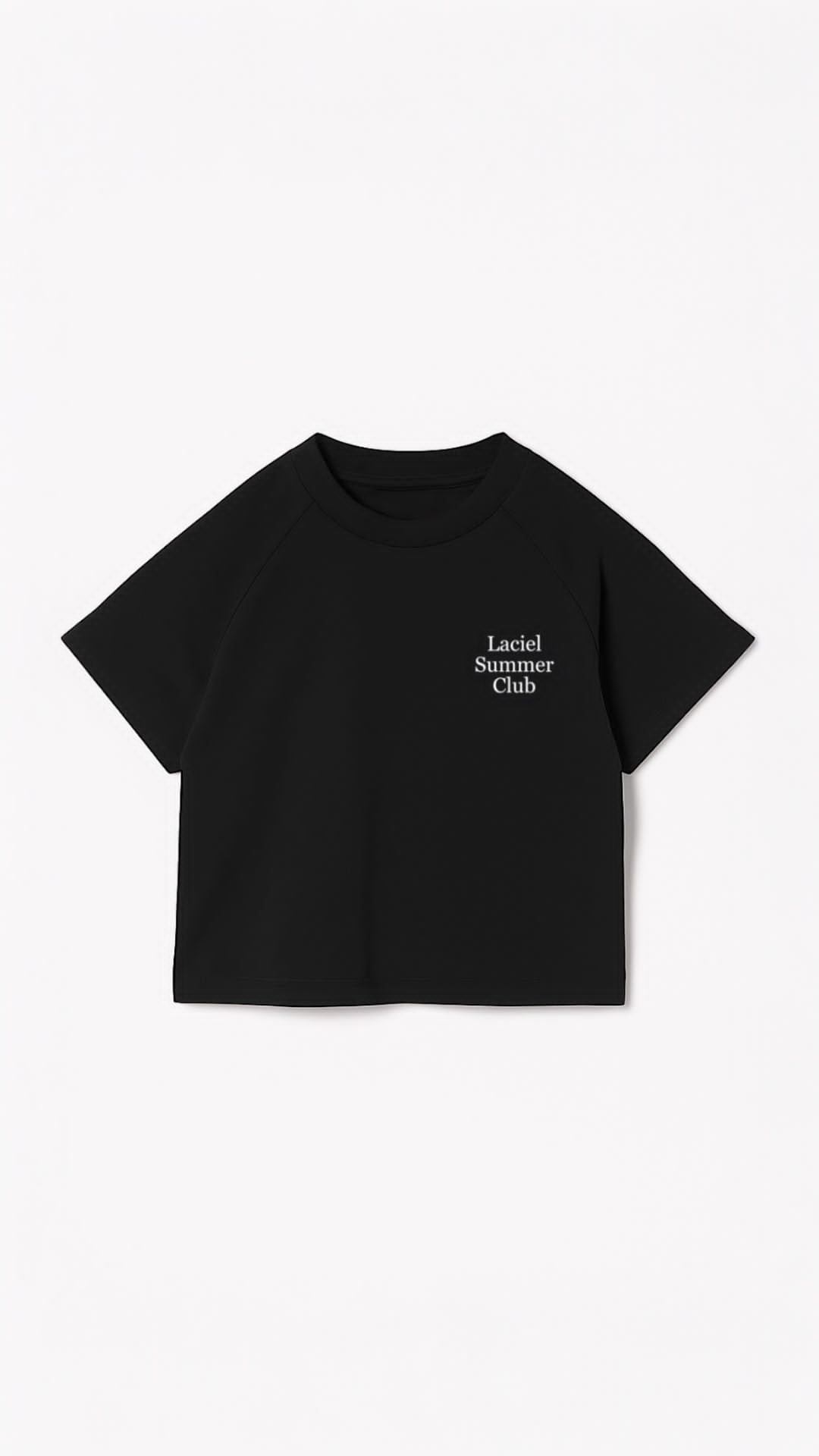 Laci'el Paris Siyah Unisex Çocuk Tshirt