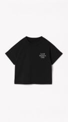Laci'el Paris Siyah Unisex Çocuk Tshirt