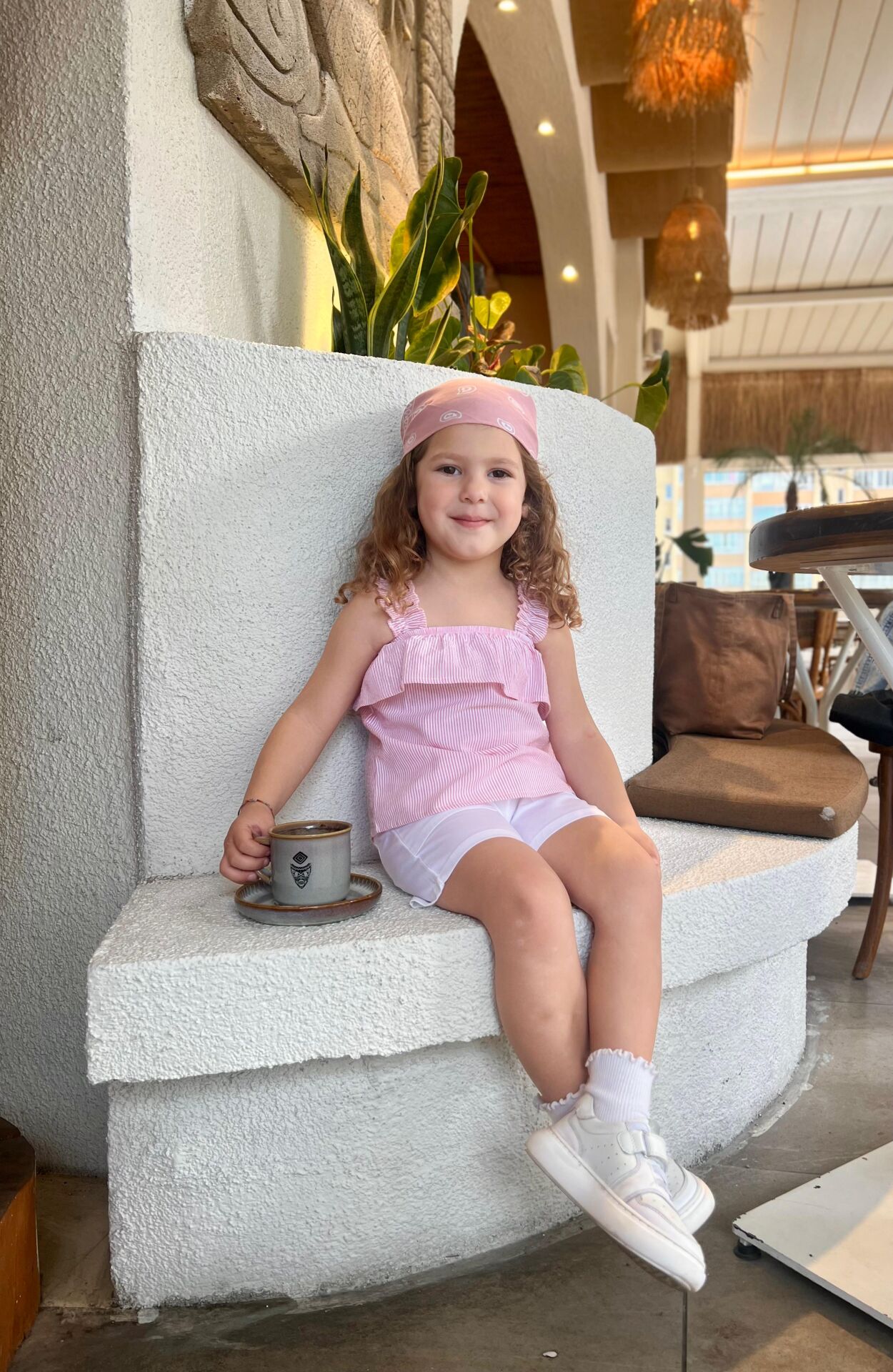 Laci'el Paris Pembe Dokuma Kız Çocuk Takım