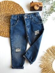 Zra Erkek Çocuk Jeans ( Bel Ayarla Lastikli )