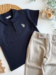 Polo Yaka Jogger Pantalon Takım
